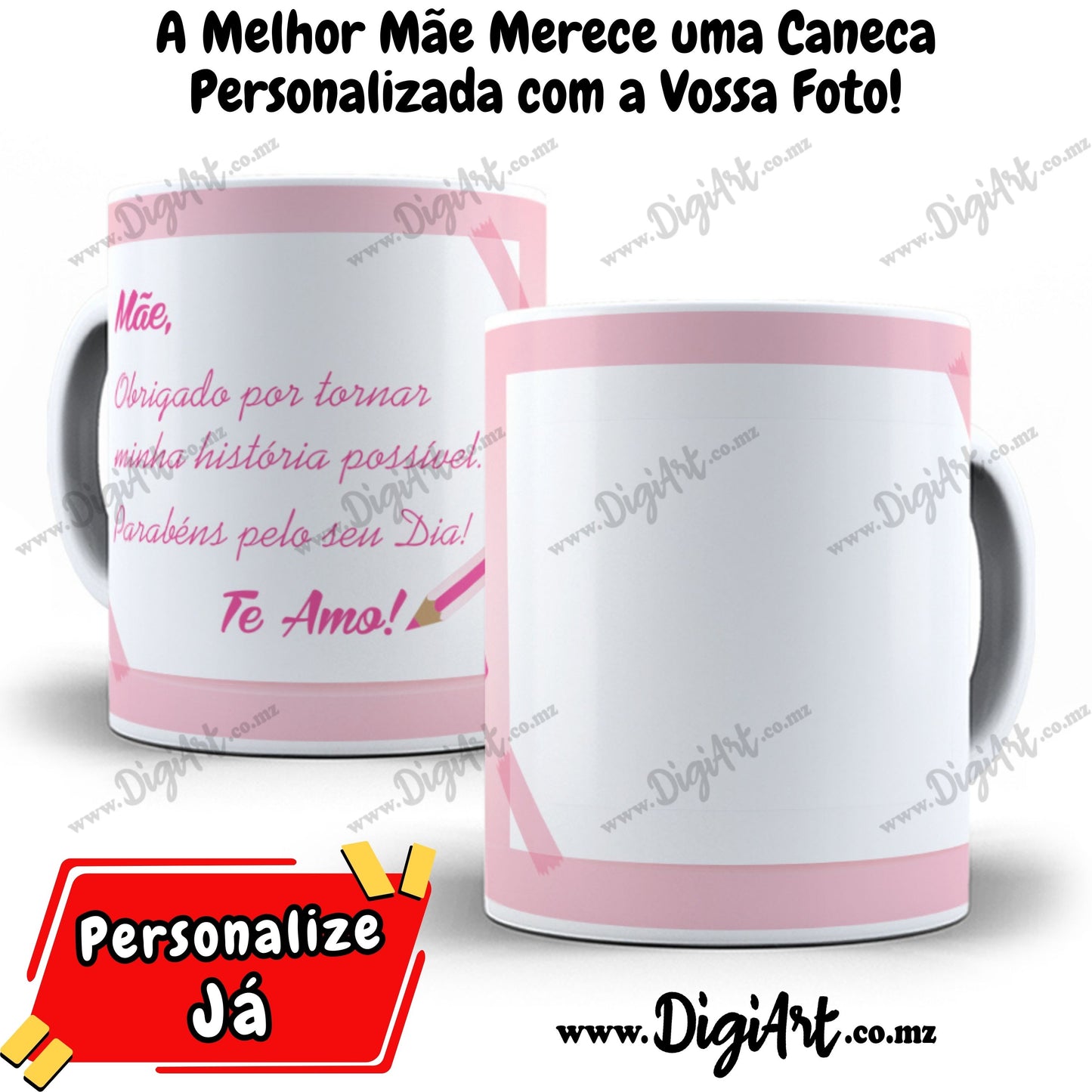 Caneca com Foto para Mãe