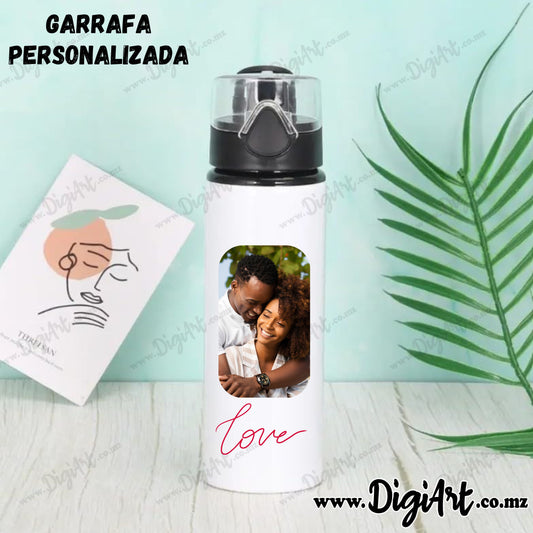 Garrafa aluminio com Tampa 750ml