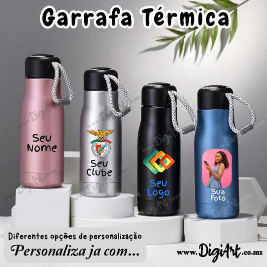 Garrafa Térmica Esportiva Personalizada 400ml – Inox