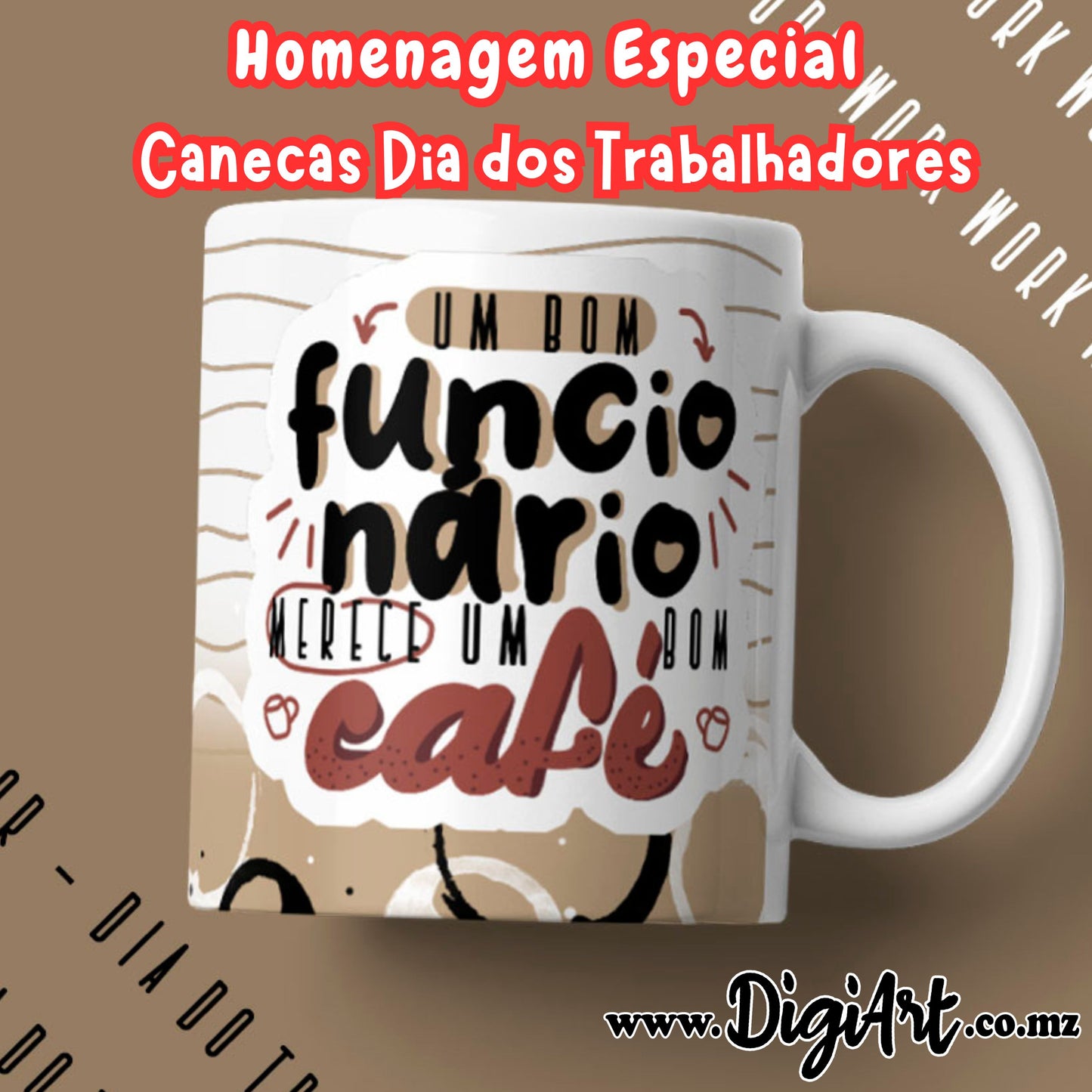 Caneca - Dia dos Trabalhadores