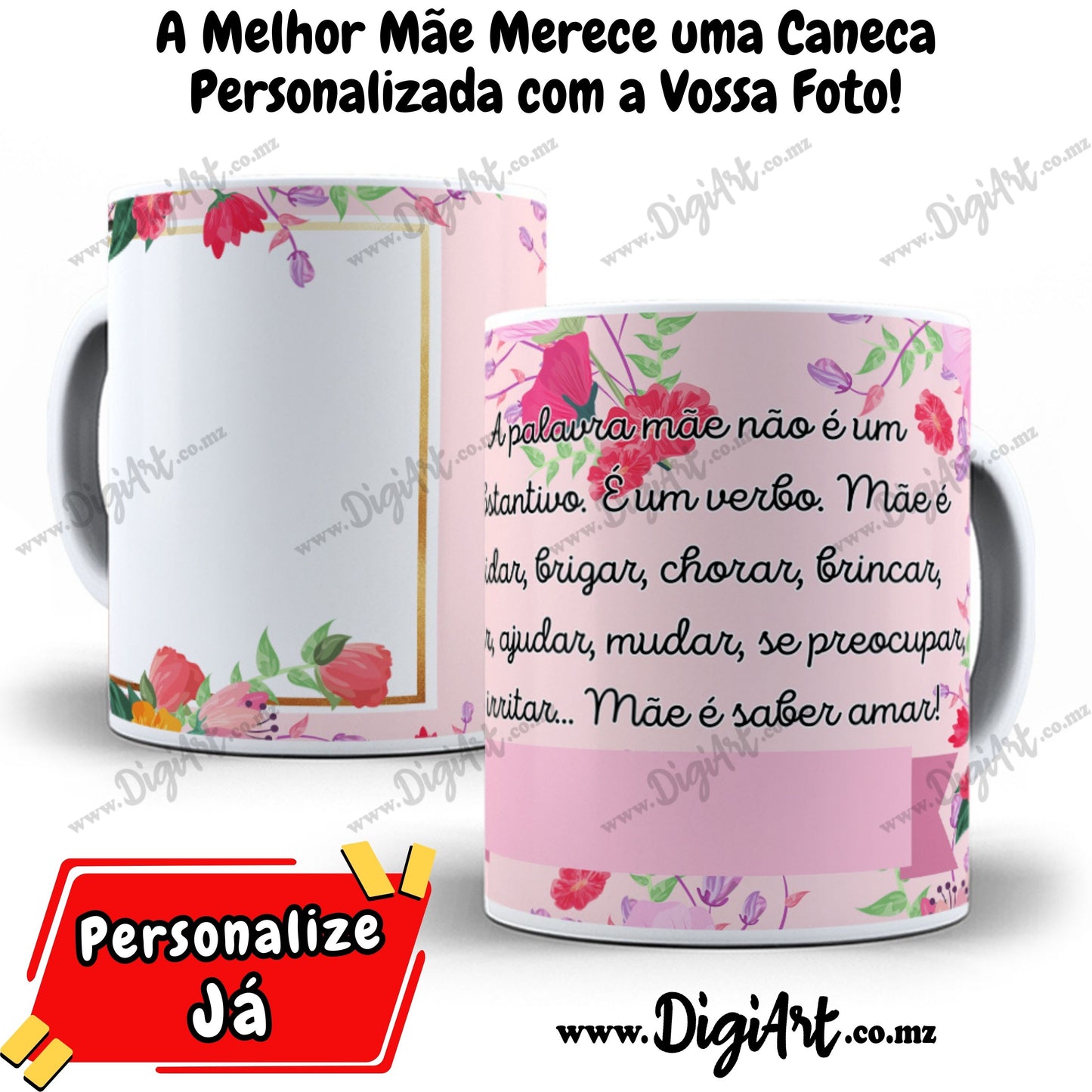 Caneca com Foto para Mãe