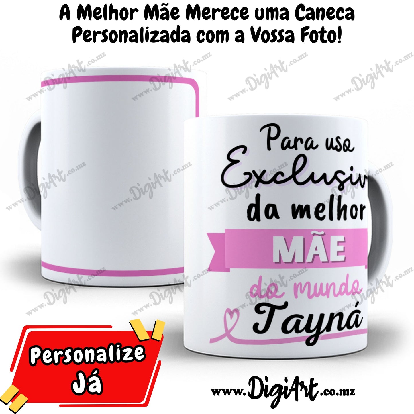 Caneca com Foto para Mãe