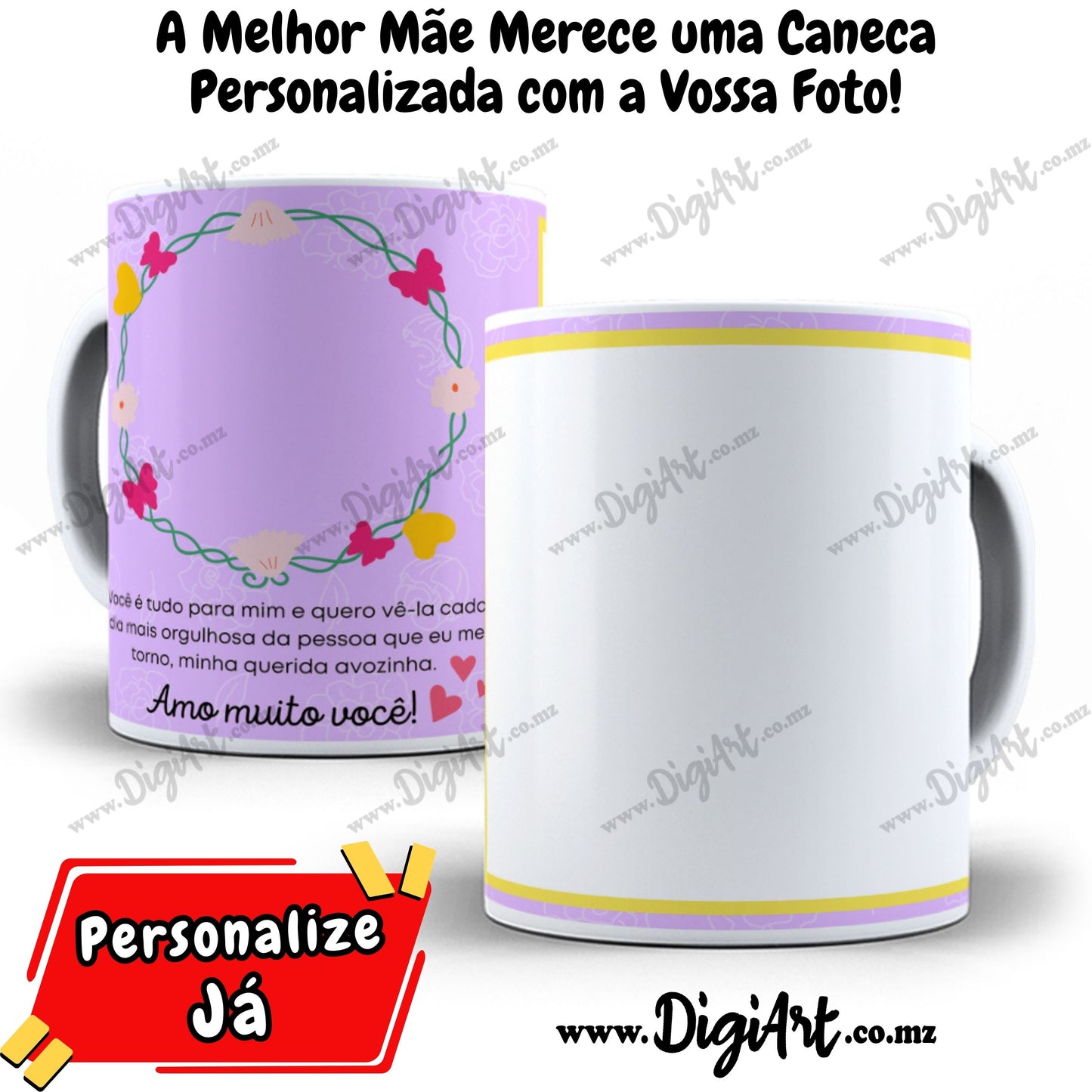 Caneca com Foto para Mãe