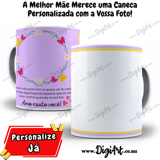 Caneca com Foto para Mãe