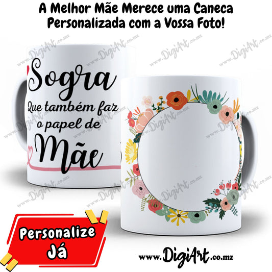 Caneca com Foto para Mãe