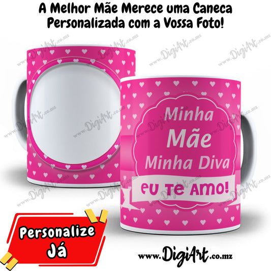 Caneca com Foto para Mãe