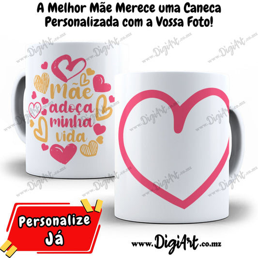 Caneca com Foto para Mãe