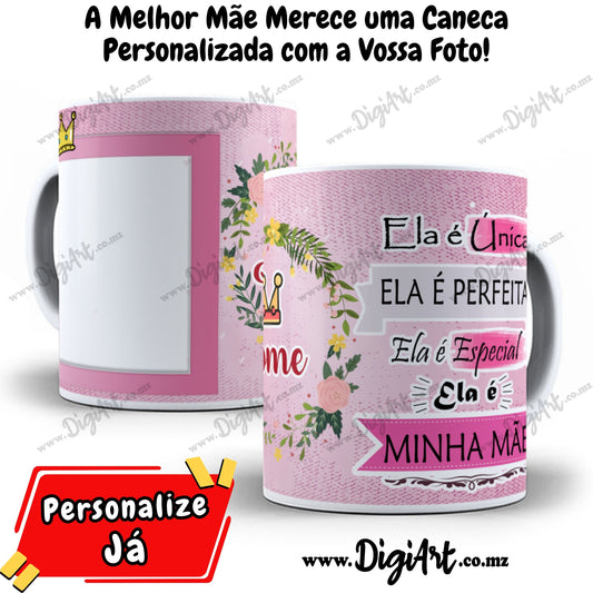 Caneca com Foto para Mãe