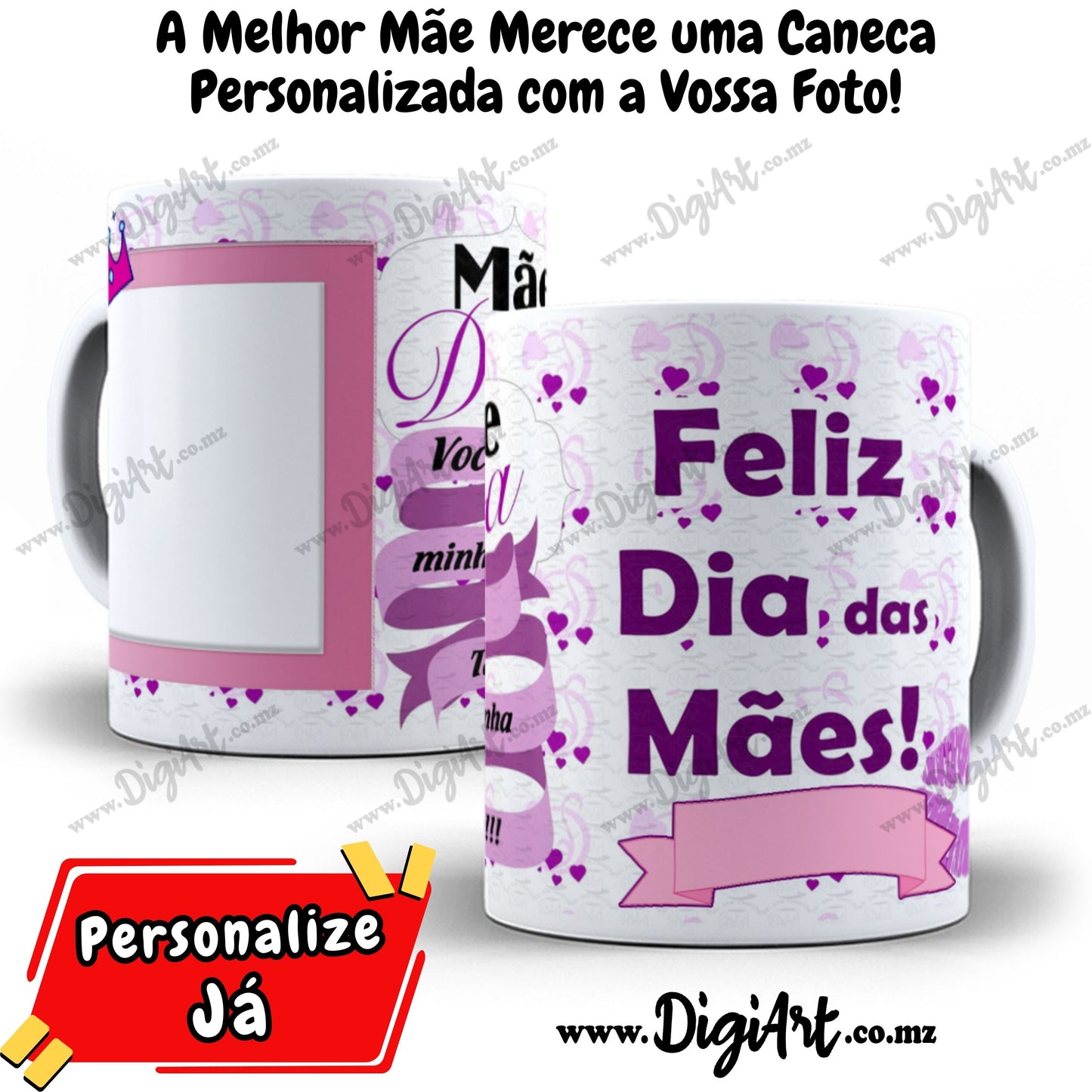 Caneca com Foto para Mãe