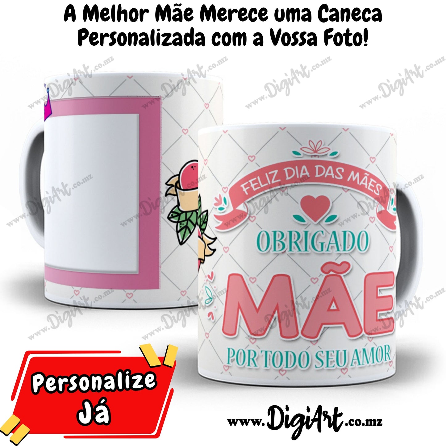 Caneca com Foto para Mãe