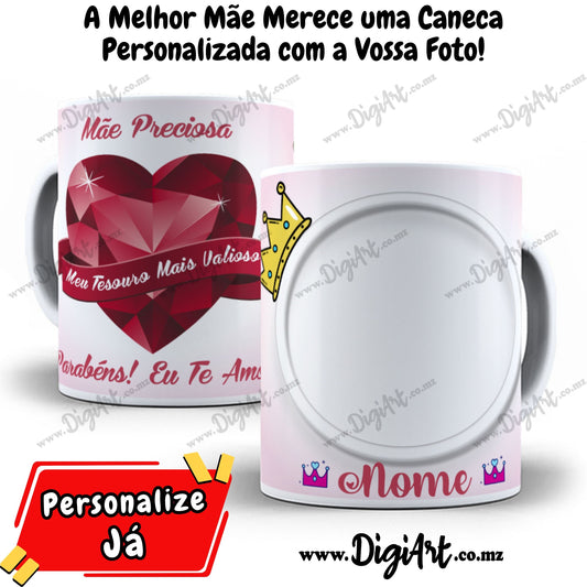 Caneca com Foto para Mãe