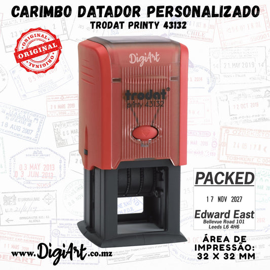 Carimbo Personalizado Datador Trodat Printy 43132