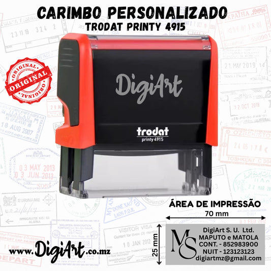 Carimbo Personalizado Trodat Printy 4915