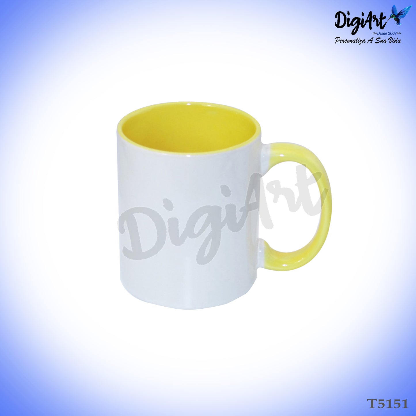 Caneca Personalizada Amarela