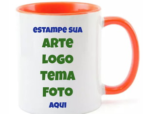 Caneca Personalizada Laranja