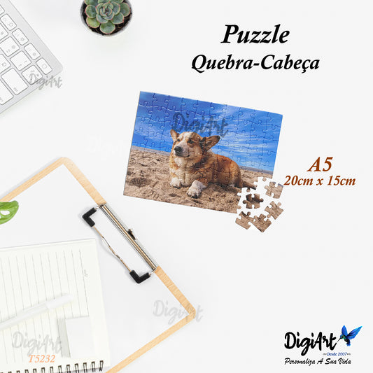 Quebra-Cabeça(Puzzle) Personalizado A5