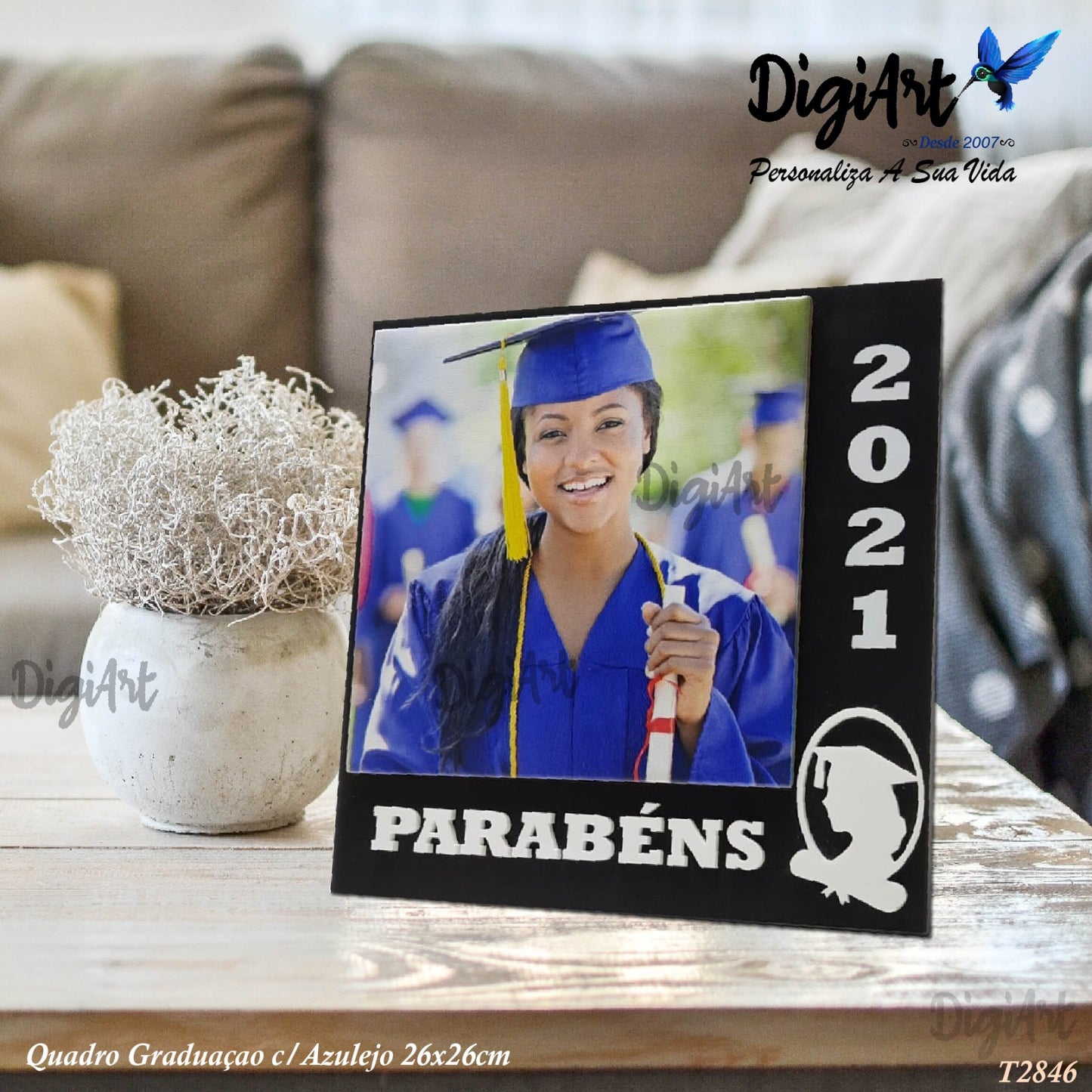 Quadro Personalizado Graduação - Presente Exclusivo