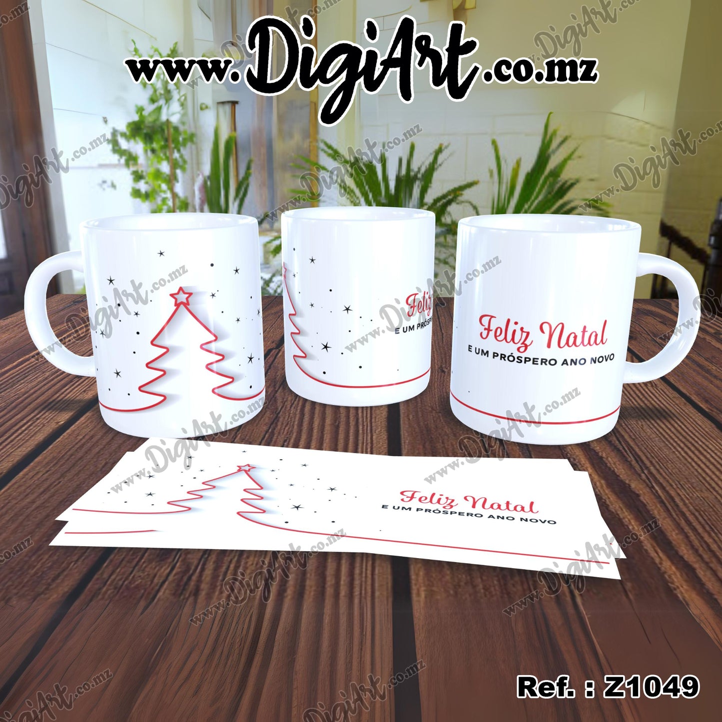 Design para Caneca - Natal Z1049