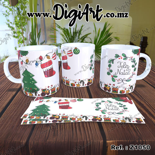 Design para Caneca - Natal Z1050