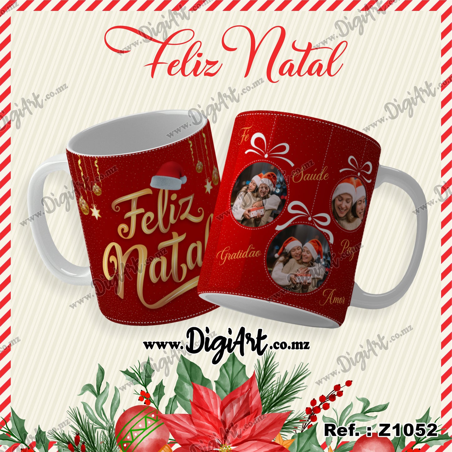 Design para Caneca - Natal Z1052