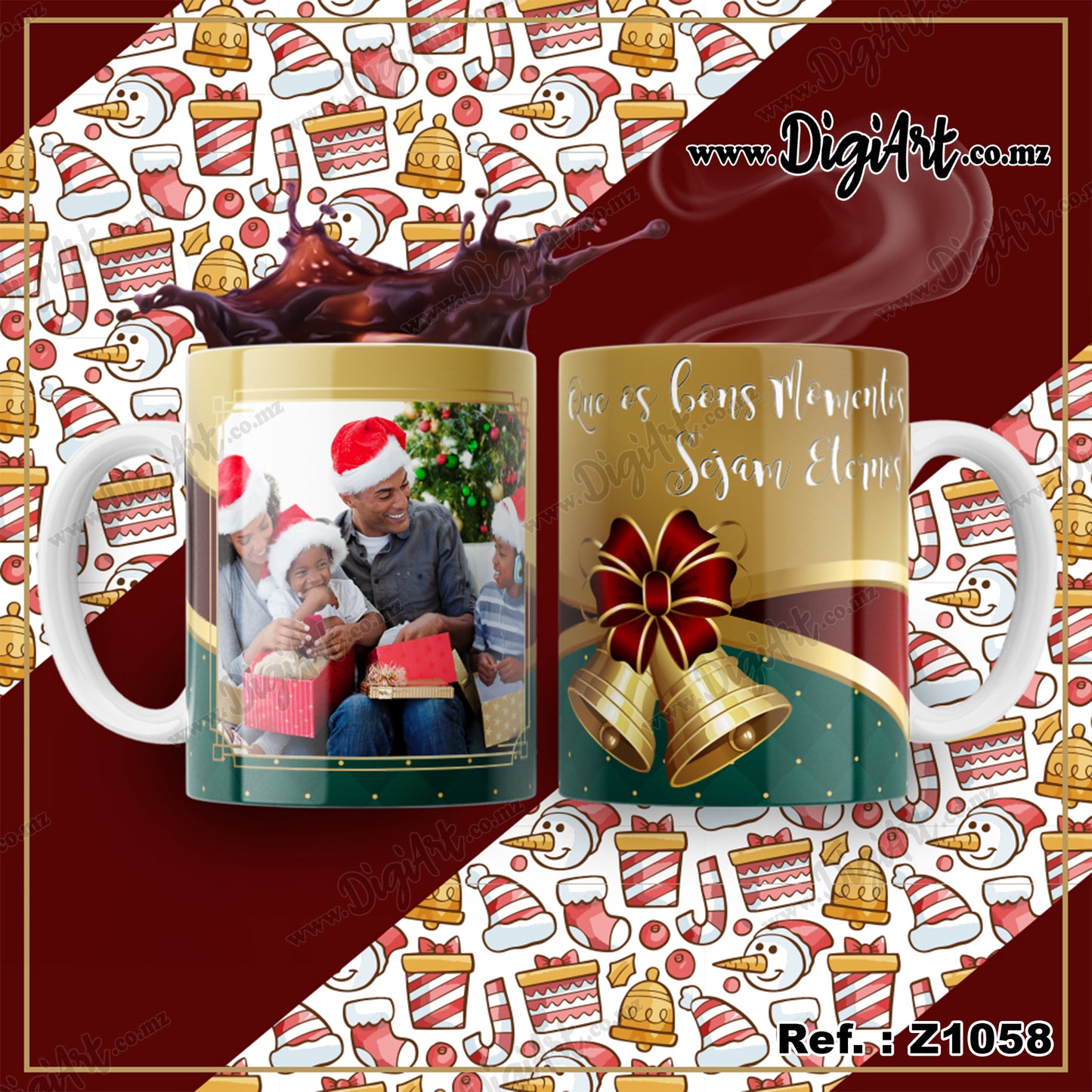 Design para Caneca - Natal Z1058