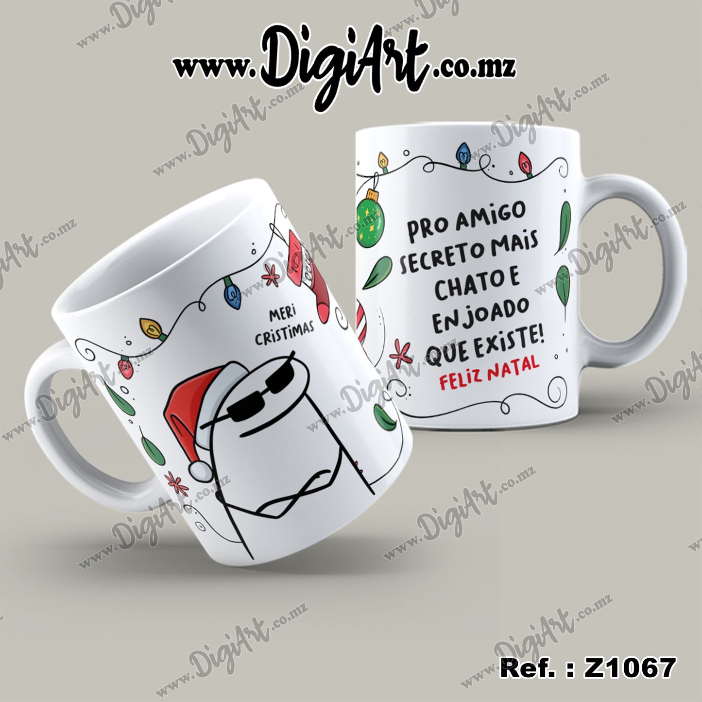 Design para Caneca - Flork Natal Z1067