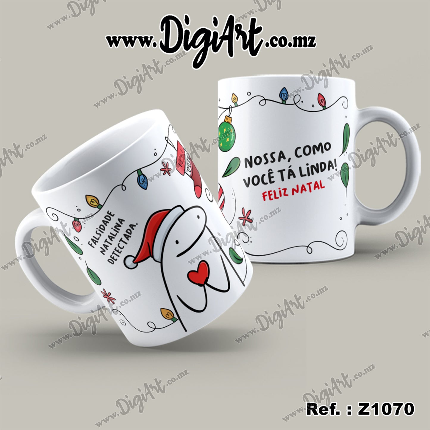 Design para Caneca - Flork Natal Z1070