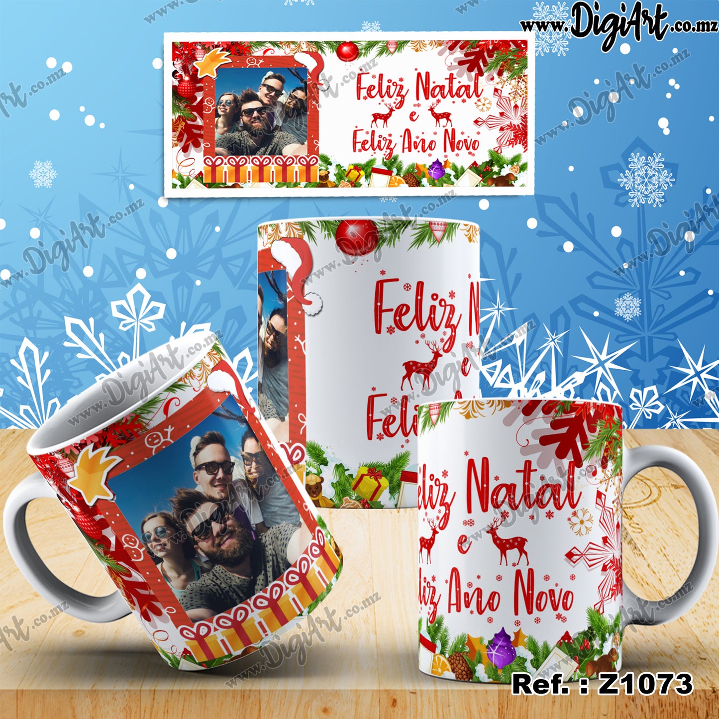 Design para Caneca - Natal Z1073