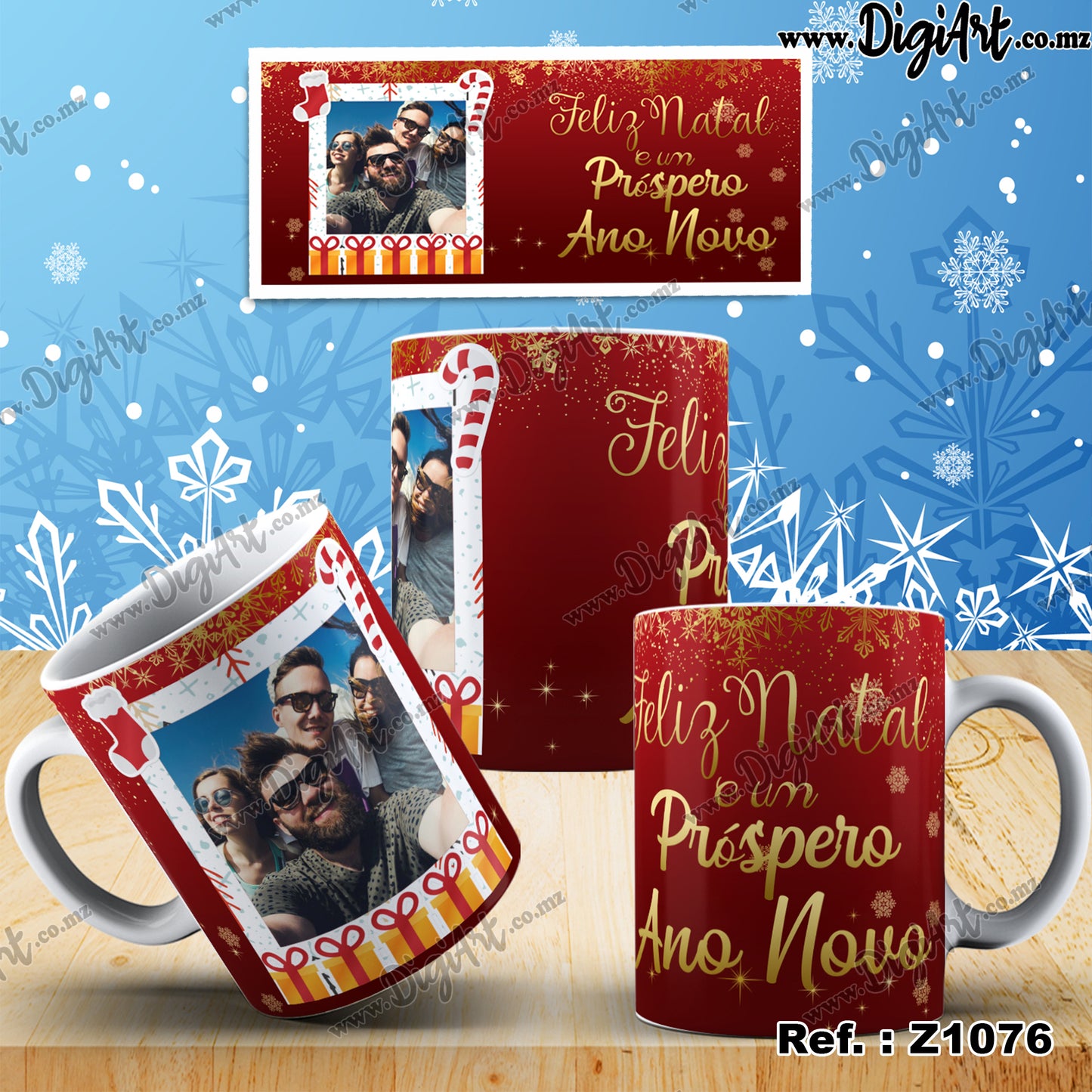 Design para Caneca - Natal Z1076