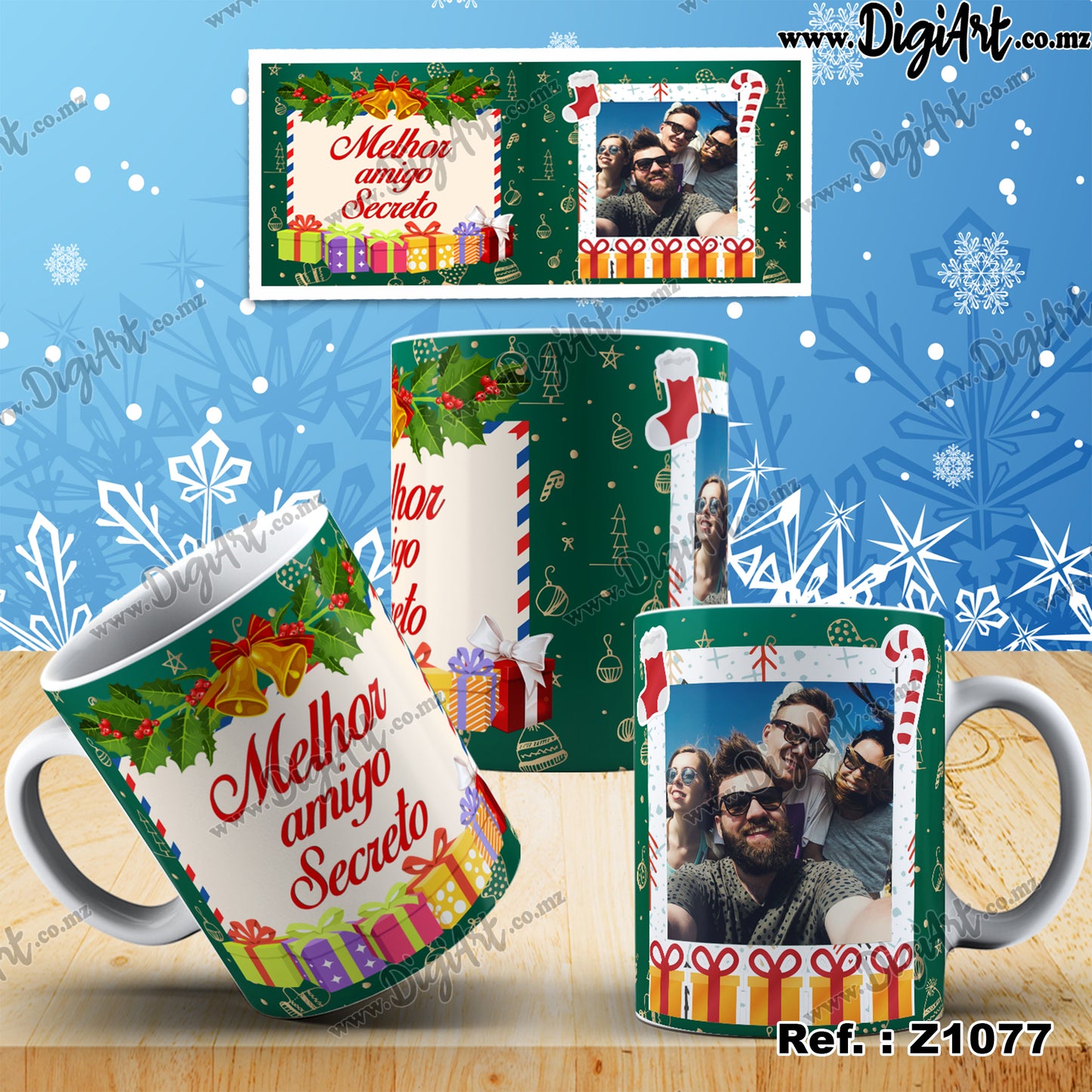 Design para Caneca - Natal Z1077